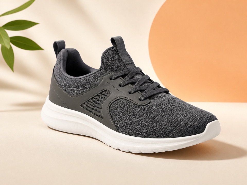 Symbolbild eines grauen sportlichen Alltagssneakers